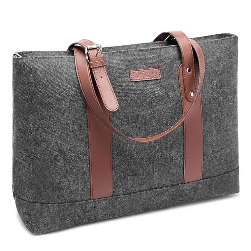 Lokass Handbag Multi-Function Premium Shoulder Bag Laptop Tote Canvas Large Bag